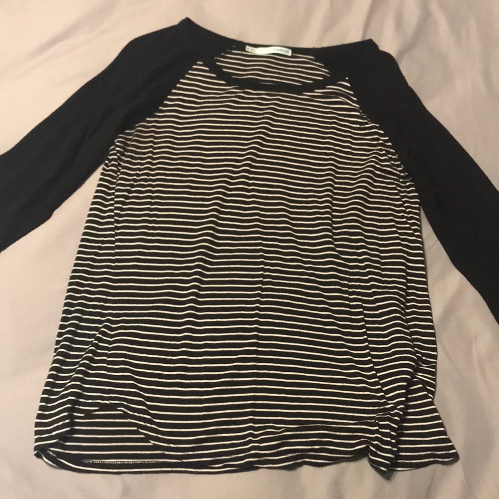 3/4 sleeve striped baseball tee from Maurice’s
